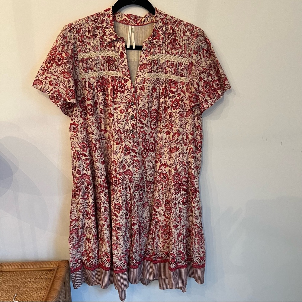 Anthropologie Tiered Georgina Dress by Maeve | Size L - Picture 4 of 15